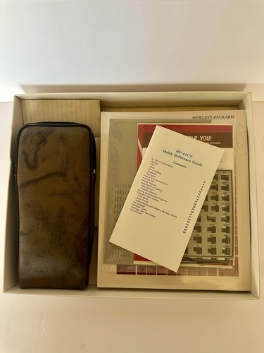 Nueva calculadora vintage Hewlett Packard HP41 CX - Imagen 23 de 23