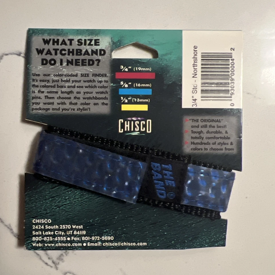 Correa de reloj deportiva holográfica de nailon vintage años 90’s Y2K 3/4 Foto 2 de 2