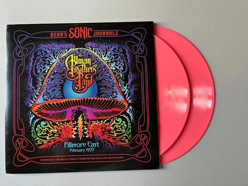 4 Color Vinyl LPs Allman Brothers Fillmore Pink Floyd Dark Marilyn Monroe Purple