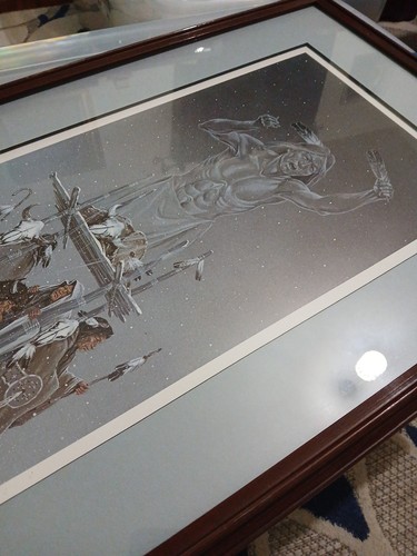Troy Anderson Framed Matted Signed & No Limited Edition Print "Matter Of Faith" - Picture 14 of 16