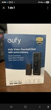 eufy Security E340 Video Smart Doorbell With Extra Battery - Black