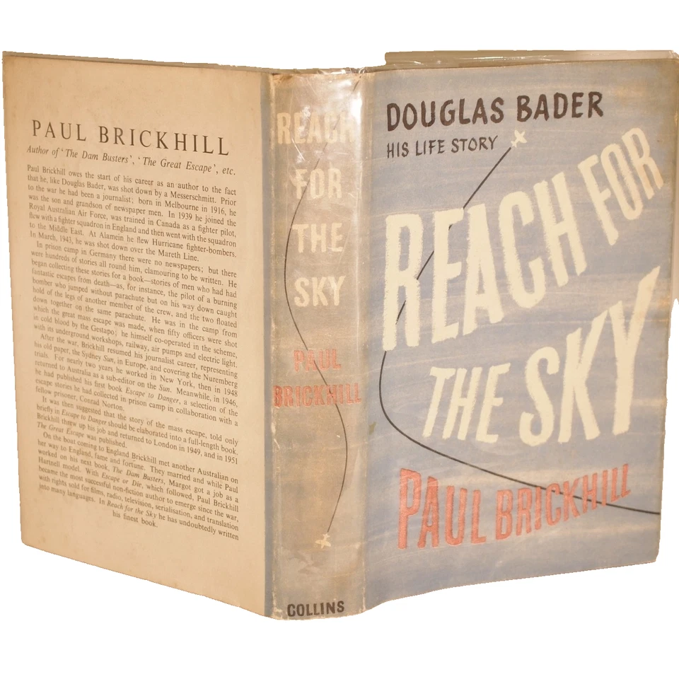 * Rare Signed By Douglas Bader * Paul Brickhill Reach For The Sky First Ed 1954 - Image 2 of 4