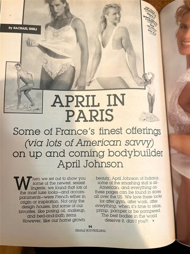 FEMALE BODYBUILDING #12 muscle fitness magazine KELLY RILEY/Kay Baxter 11-88 - Picture 9 of 13