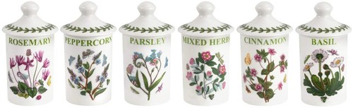 Botanic Garden 4.5-Inch Spice Jars (Set of 6) - Decorative Spice Jar Set with... - Picture 5 of 6