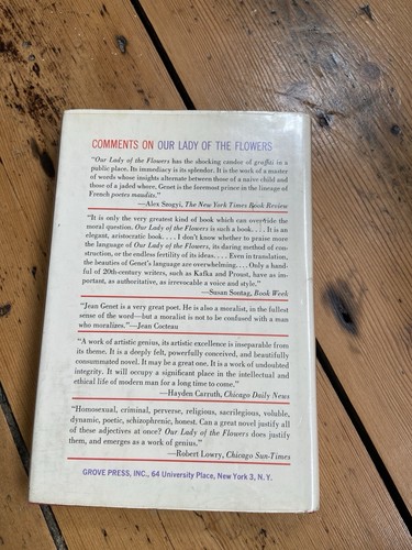 The Thief's Journal / Jean Genet 1964 Grove Press 1st Edition 1st Print HC/DJ VG - Picture 2 of 11