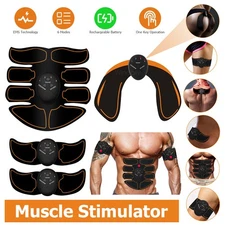 EMS Abdominal ABS Fit Muscle Stimulater Toner Training Gear Fitness Workout Belt