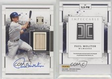 2025 Panini Impeccable Lumber Signatures Holo Silver /25 Paul Molitor Auto HOF