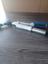 InStyler Curling Iron Rotating Hot Iron Silver Orange IS1001 EUC TESTED WORKS!