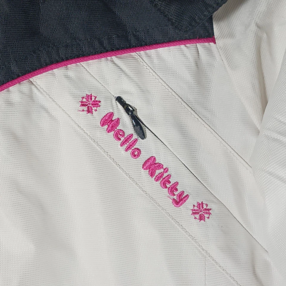 Chaqueta de invierno aislante con capucha blanca para niña Hello Kitty talla 120 (5T EE. UU.) Foto 4 de 4