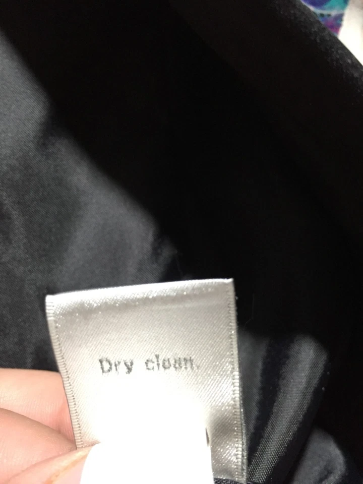 Blazer LC Lauren Conrad para mujer 4 bolsillos florales azul marino manga larga cuello en V Foto 4 de 4