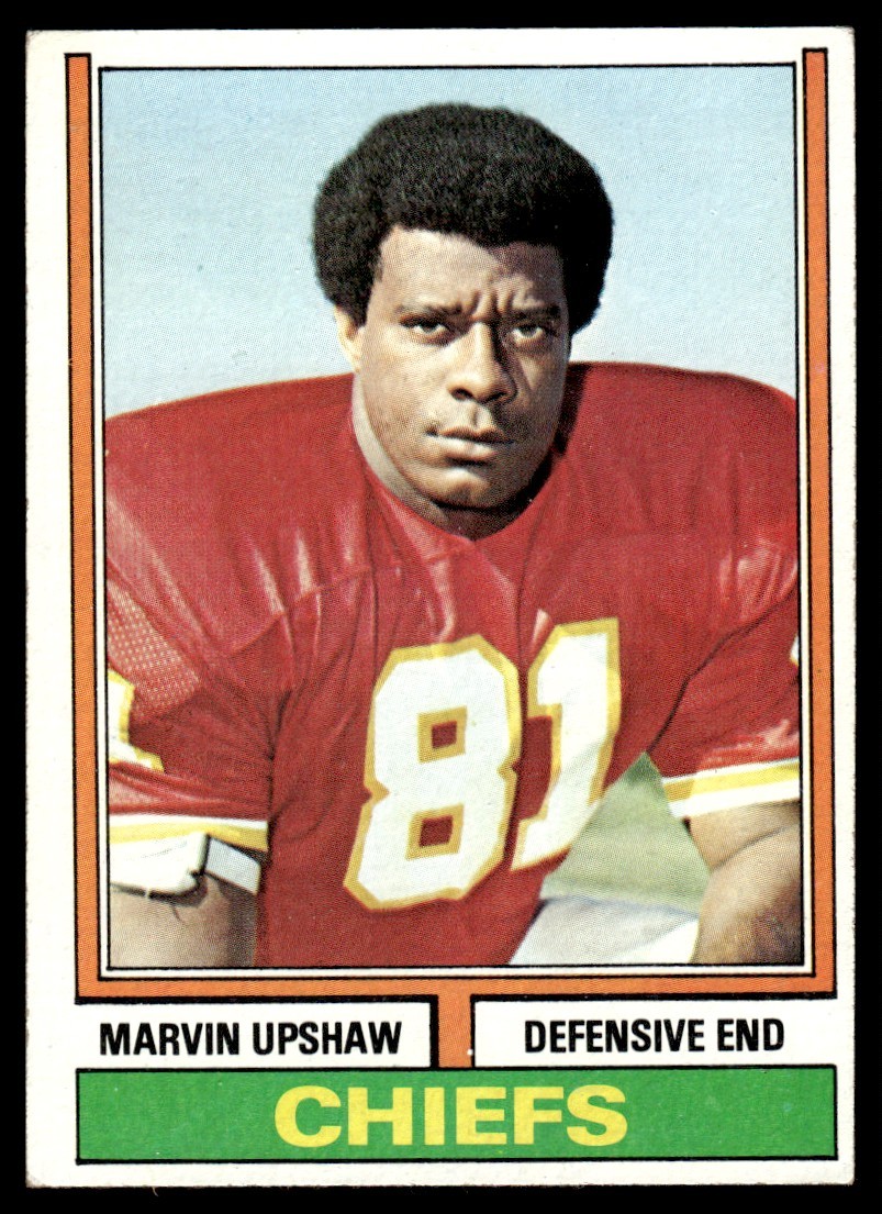 1974 Topps Marvin Upshaw Kansas City Chiefs #297