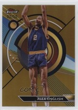 2023-24 Topps Finest Common Gold Refractor /50 Alex English #57 HOF
