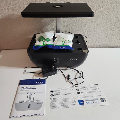 IDOO ID-IG302S Smart 12 Pods Hydroponic Growing System WiFi Control LED Grow