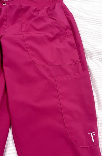 Thalia Sodi Pink Solid Stretch Straight Leg Pull On Joggers - Size Medium M - Picture 5 of 12