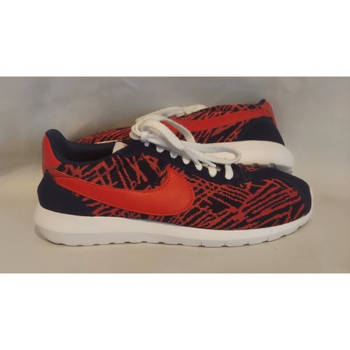 Nike Womens Loyal Blue University Red Stripes Roshe LD-1000 Sneakers Size 9.5 - Picture 1 of 12