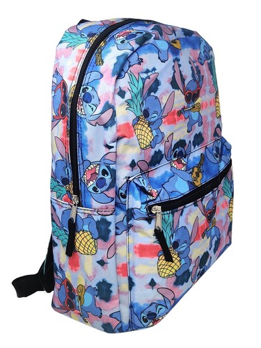Disney Lilo & Stitch Backpack 16" All-Over Print w/ Sliding Pencil Case Set - Picture 5 of 9