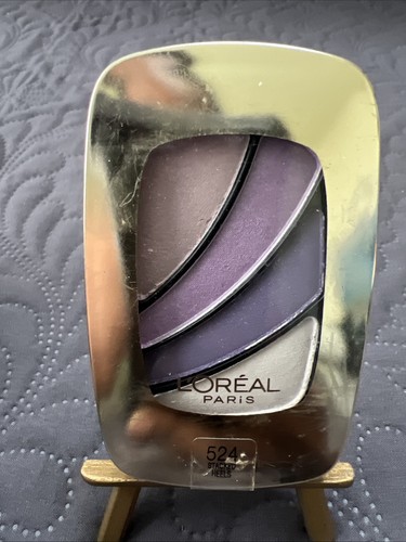 L'Oreal Colour Riche Eye Shadow Quad Stacked Heels Purple  #524 Discontinued NEW - Picture 1 of 4