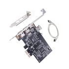 4 Ports (3 x 6 Pin and 1 x 4 Pin) PCI Ex1 to External IEEE 1349 Adapter Card Q