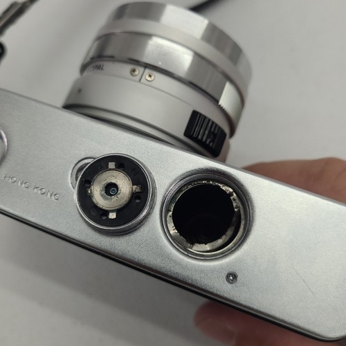 Yashica GSN Electro 35 mit Ledertasche und Riemen Splitter ungetestet - Bild 13 von 21