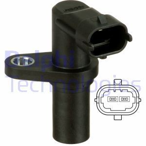 CRANKSHAFT POSITION SENSOR SS11330 DELPHI NEW OE REPLACEMENT - Picture 2 of 5