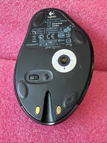 Logitech M-RAG97 Black MX Laser 20X Tylko mysz bezprzewodowa - Nieprzetestowana - Zdjęcie 8 z 10