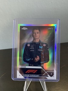2023 Topps Chrome Formula 1 #64 Logan Sargeant Rookie Refractor Portrait RC