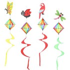 4 Pack Spring Windsock Wind Spinners Outdoor Garden Hanging Decor Heavy Duty .