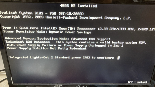 HP Proliant DL360 G5 HSTNS-2105 Rack Server - Boots to Bios - Picture 3 of 16
