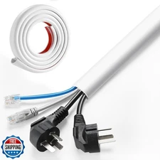 AGPTEK Wall Cord Hider 78 Inch - Self-Adhesive Wire Cover Cable Raceway Flexi