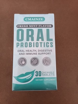 30 Chewable Tablets - Oral Health, Digestive and Immune Support