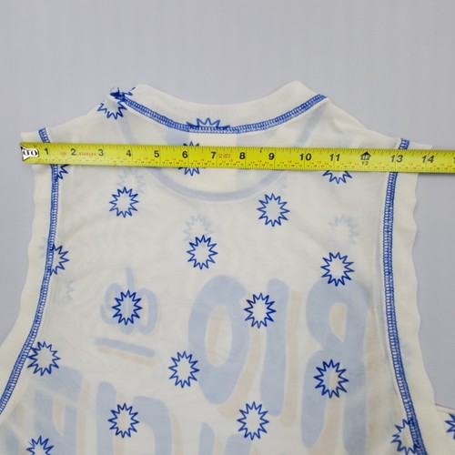 Farm Rio RIO DE JANEIRO Graphic Mesh Midi Dress M Petite Colorful MISSING SLIP - Picture 18 of 21