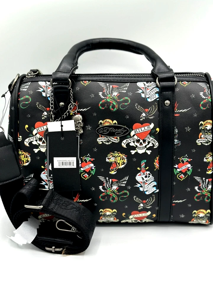 Cartera de barril Ed Hardy "Love Kills Slowly" Foto 2 de 4
