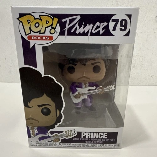 Funko Pop! Rocks: PRINCE Purple Rain #79 VAULTED Vinyl Figure New in Flawed Box
