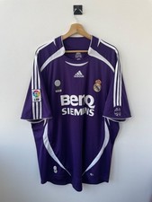 CF REAL MADRID 2006/2007 THIRD FOOTBALL SOCCER SHIRT JERSEY CAMISETA ADIDAS 2XL
