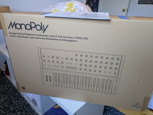 BEHRINGER MONOPOLY SYNTHESIZER KORG Vintage - W/ Box, Manual, Power Supply. - Picture 9 of 12