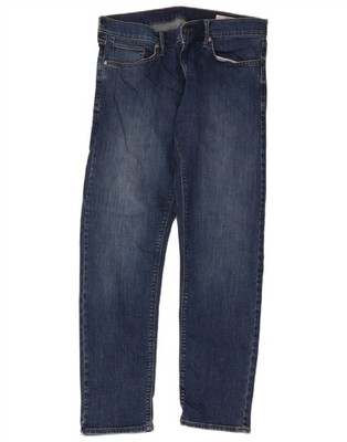 Marks & Spencer Herren Slim Jeans W34 L31 Blau Baumwolle CX14