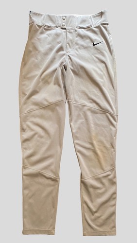 Nike Mens Baseball Vapor Gray And Black Pants - Picture 1 of 4