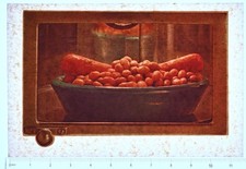 Original VINTAGE 1970s Heat Transfer | Bowl of Beans and Franks Retro Kitchen