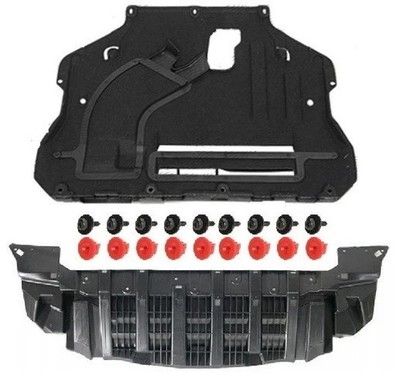 UNTERFAHRSCHUTZ MOTORSCHUTZ + EINBAUSATZ CLIPS FORD KUGA 01.13-02.16