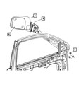 Genuine Mopar Outside Rear-View Mirror Right 68524916AA