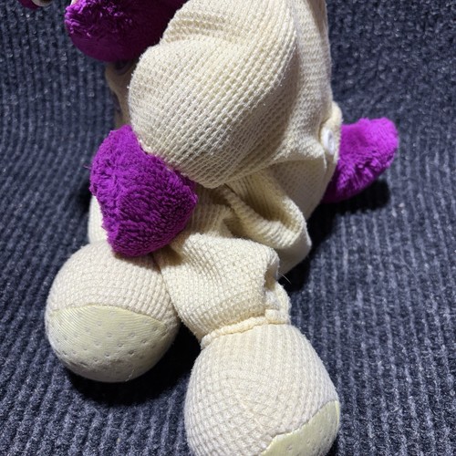 BEANIE BEDTIME BARNEY THE PURPLE DINOSAUR COLLECTORS PLUSH,& BEANIE BABY BOP - Picture 7 of 24