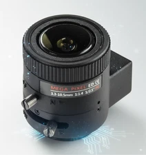 3-10.5mm F1.4 CS Varifocal Lens 5MP IR Corrected DC Auto Iris CCTV Security
