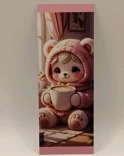 Cozy Coffee Bear Bookmark