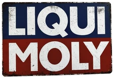 Liqui Moly Tin Sign (STP Ford Chevy Craftsman Snap On Matco Makita Tool) W51493