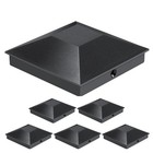 6 Pcs Outdoor Fence Decorations Topper Garden Accessories Post Finials