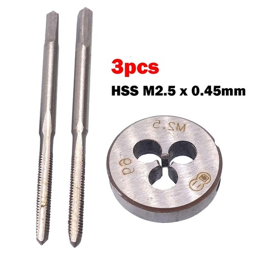 HSS M2 5 x 0 45 mm Kegel Gewindebohrer und Schneideisen Set für metrisches Gewi - Picture 3 of 8