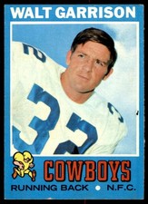 1971 TOPPS Vintage Football Trading Card #8 - WALT GARRISON, Dallas Cowboys 🏈