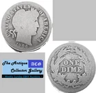 Antique 1906⌛US Philadelphia Mint Silver Barber Dime🪙Antique🪙