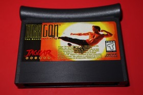 DRAGON: THE BRUCE LEE STORY FOR ATARI JAGUAR CART & MANUAL CLEANED AND TESTED!