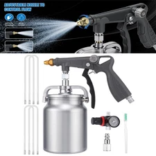 Car Air Undercoating Spray Gun Rustproofing, 4 Wands ,30oz Suction Feed Cup Tool